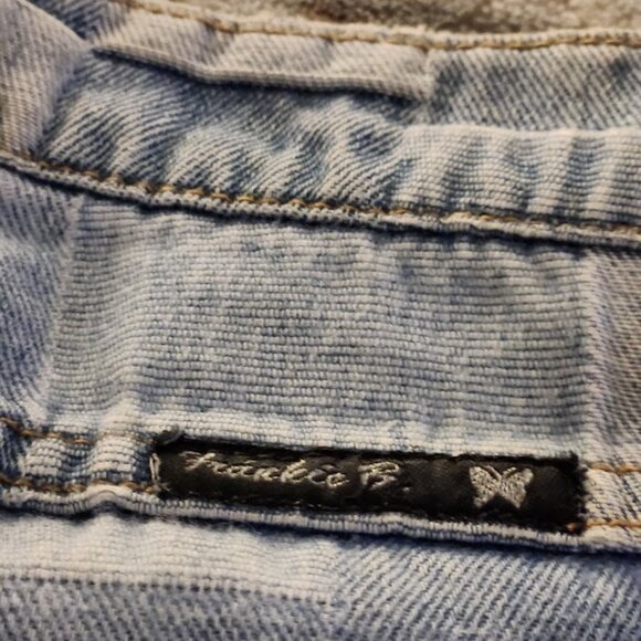 Frankie B Vintage Patchwork Boot Cut Jeans Size XS - Picture 7 of 11